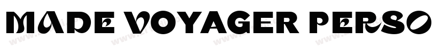 MADE Voyager PERSONA字体转换 MADE Voyager PERSONA字体转换